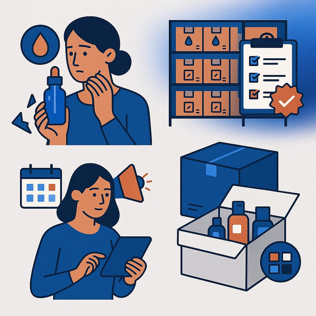 Beauty fulfilment challenges such as fragile items, expiry dates and multi-item orders